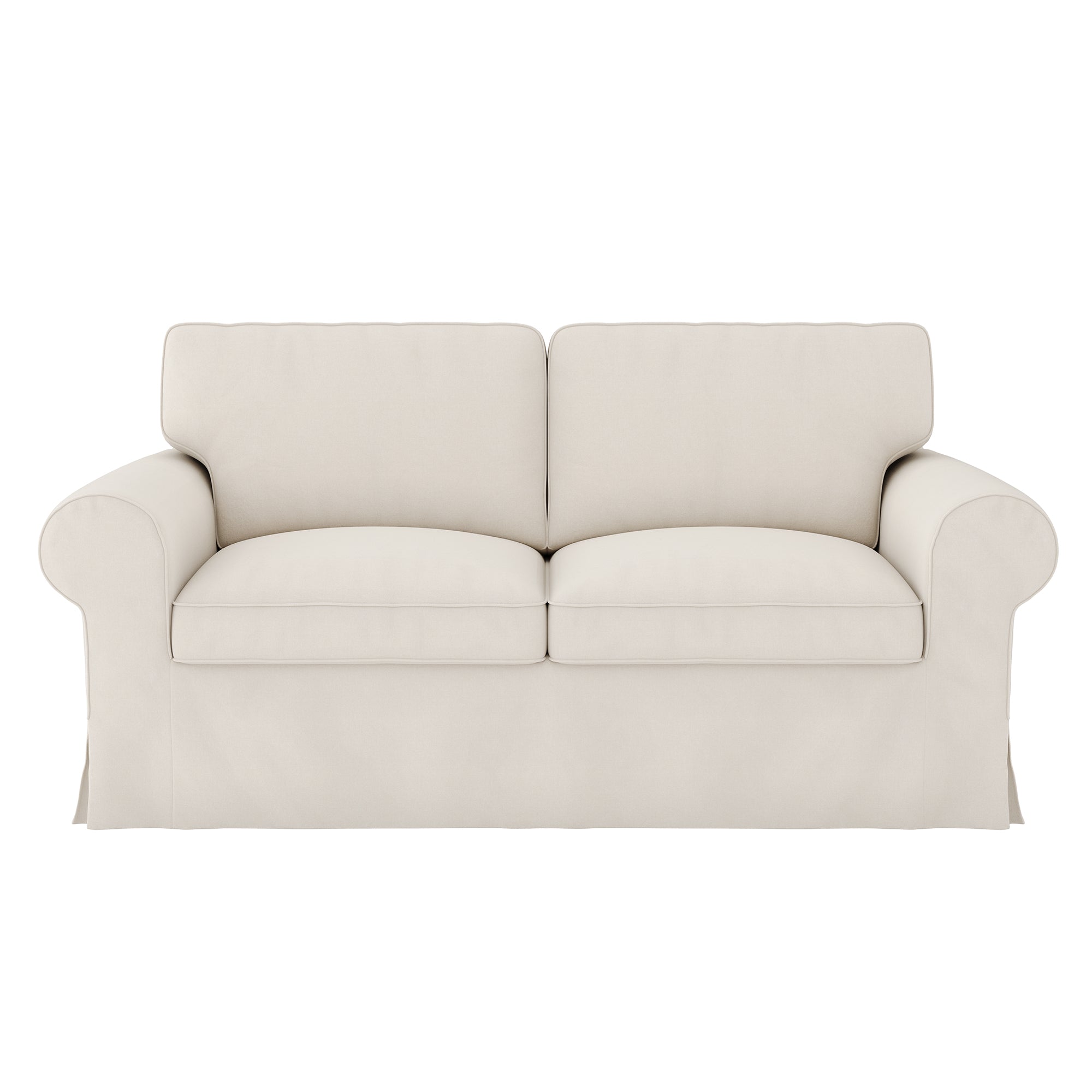 Ektorp Loveseat Cover-Structural Weave Cream