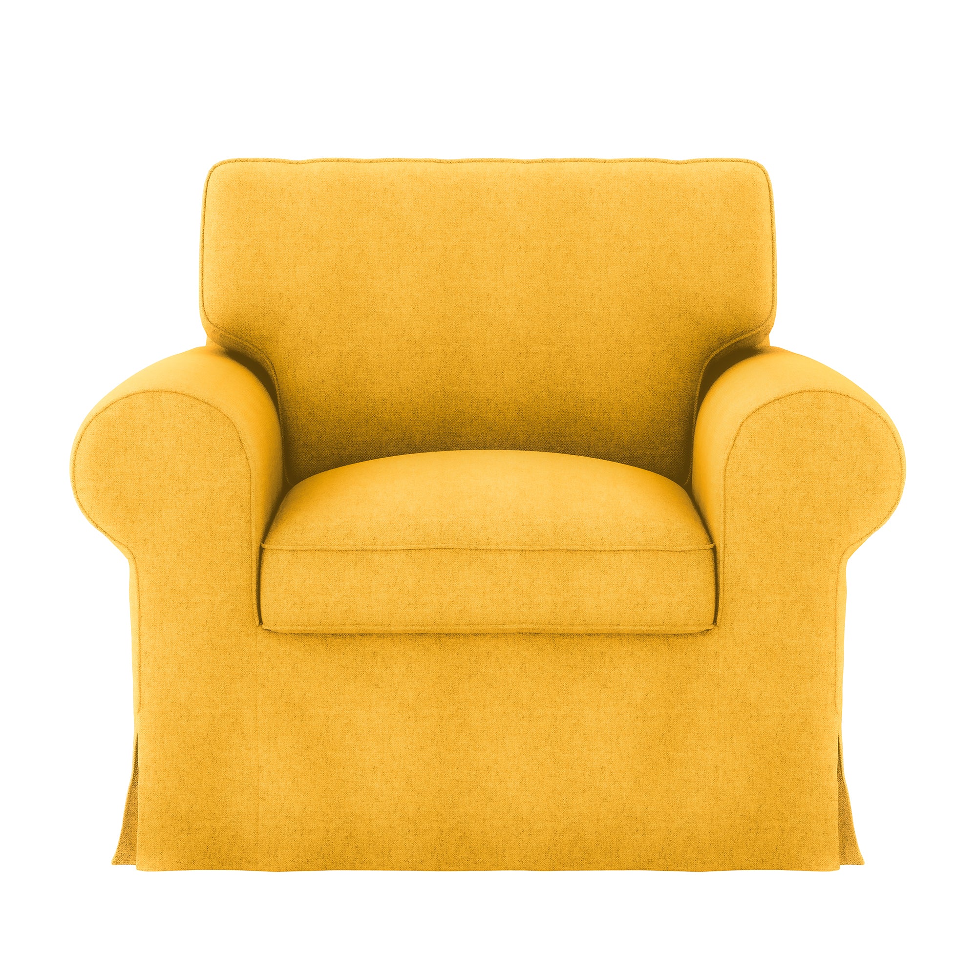 Ektorp Armchair Cover-Structural Weave Mango