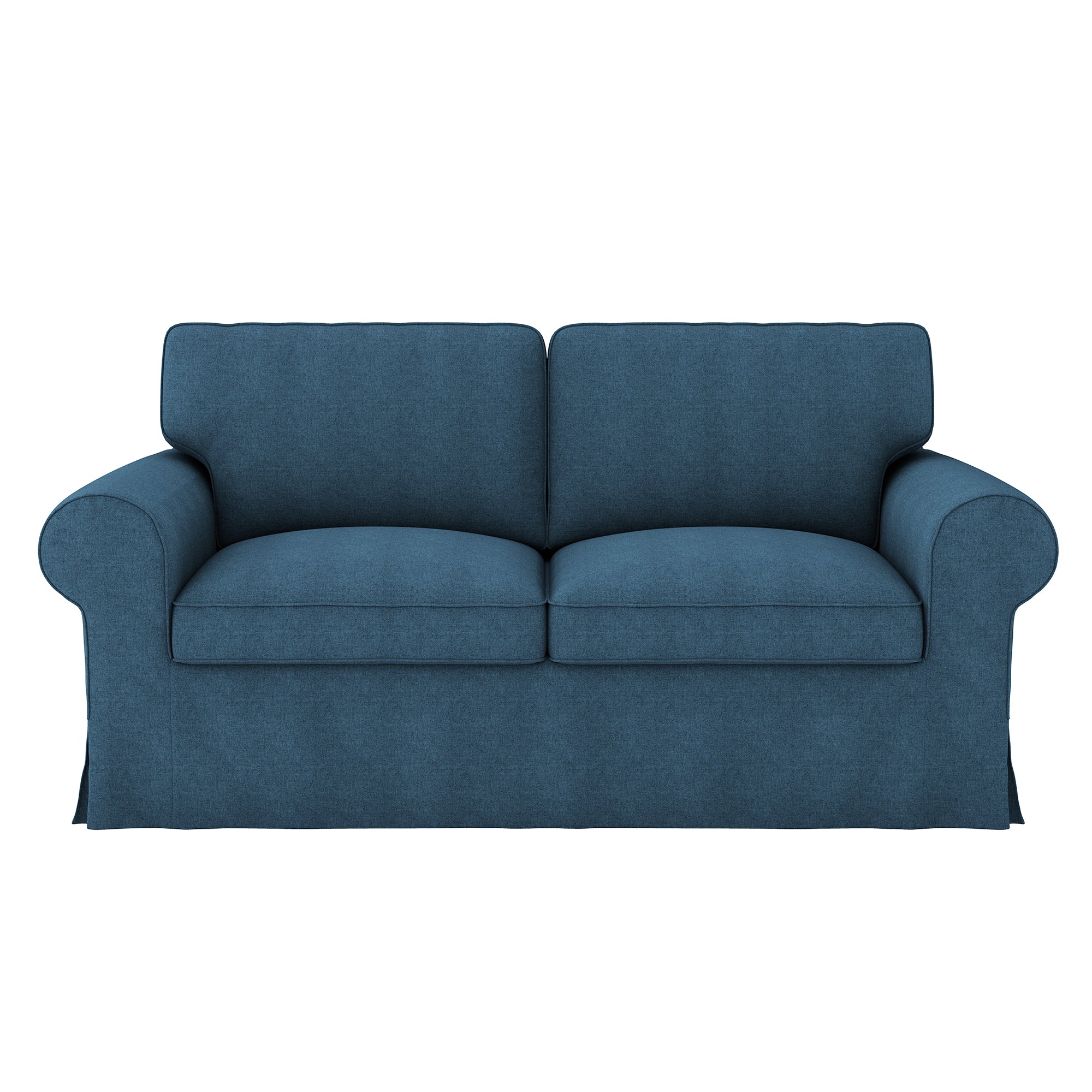 Ektorp Loveseat Cover-Structural Weave Powder blue