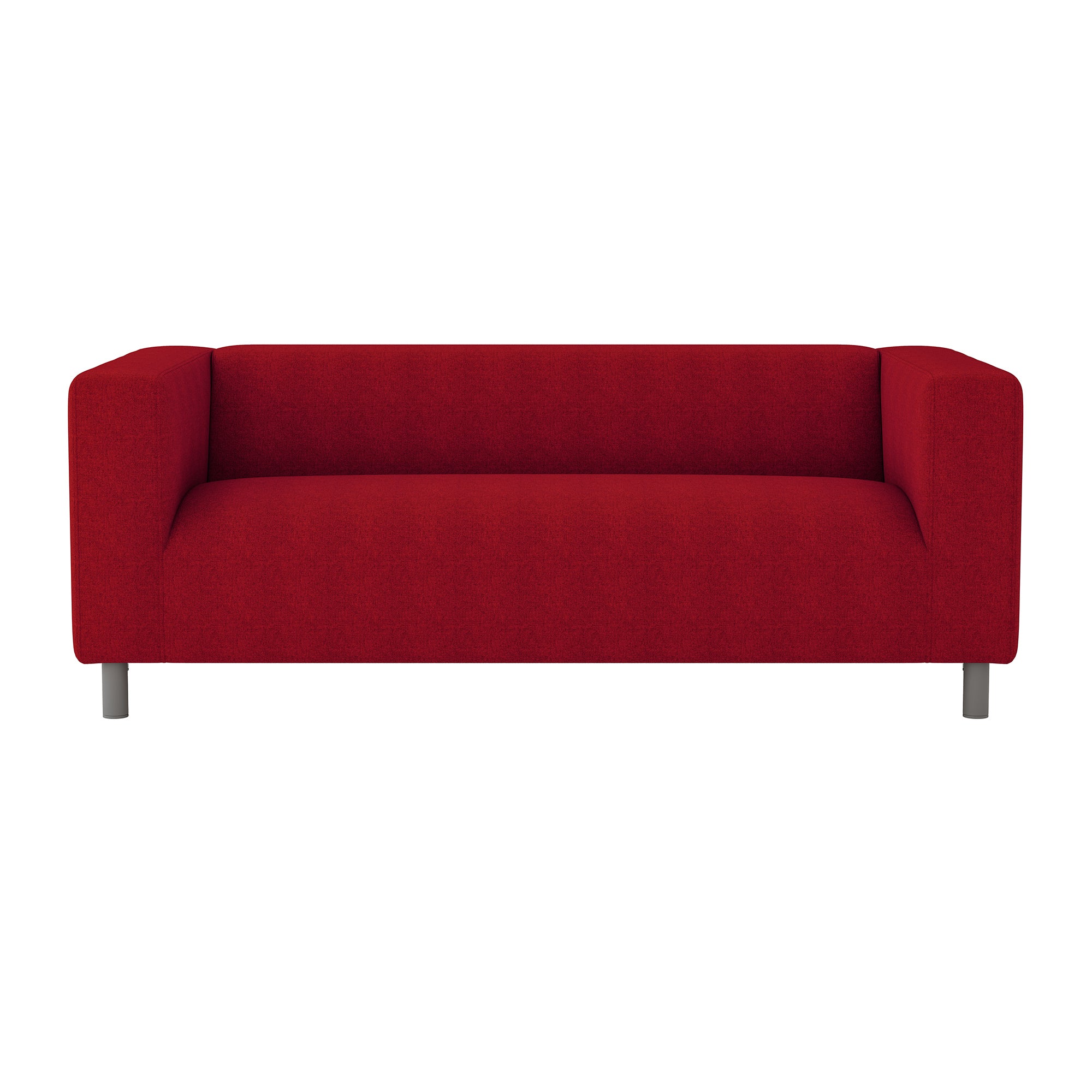 Klippan Loeseat Cover-Red-Structural Weave