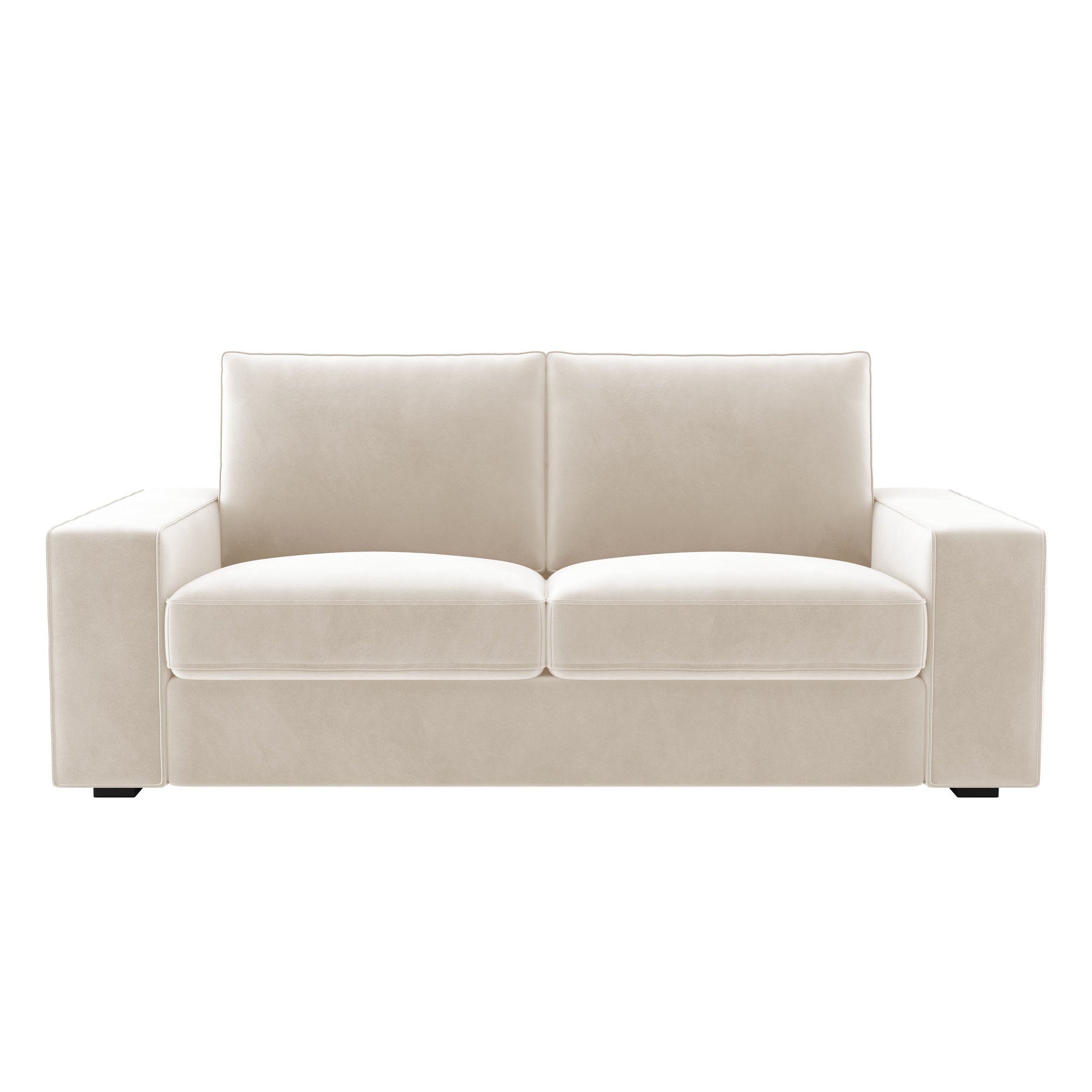 KIVIK Loveseat Cover-Beige-Velvet