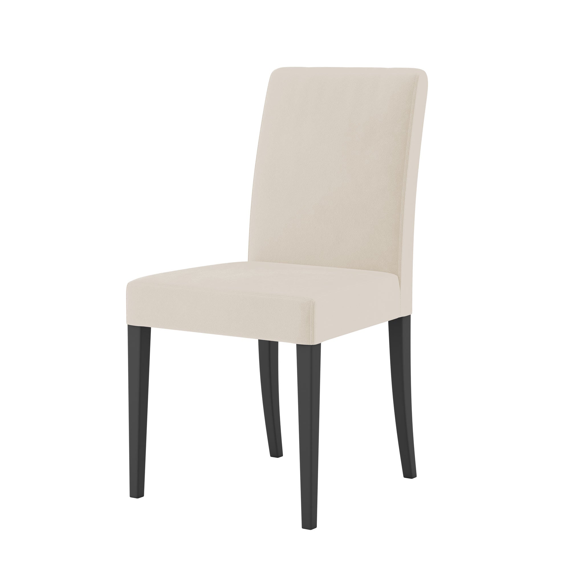 Bergmund Dining Chair Cover-Beige-Velvet