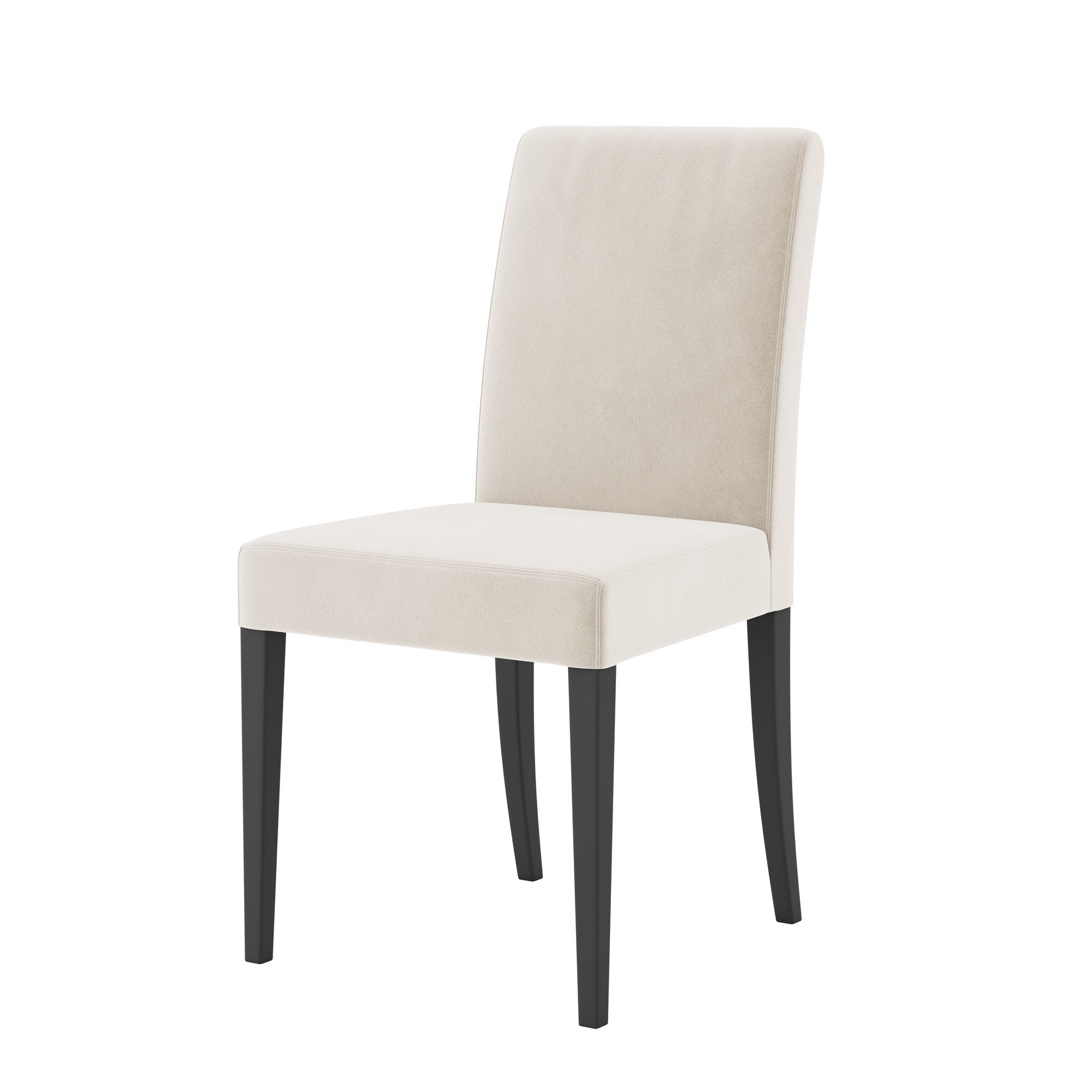 Henriksdal Dining Chair Cover-Beige-Velvet