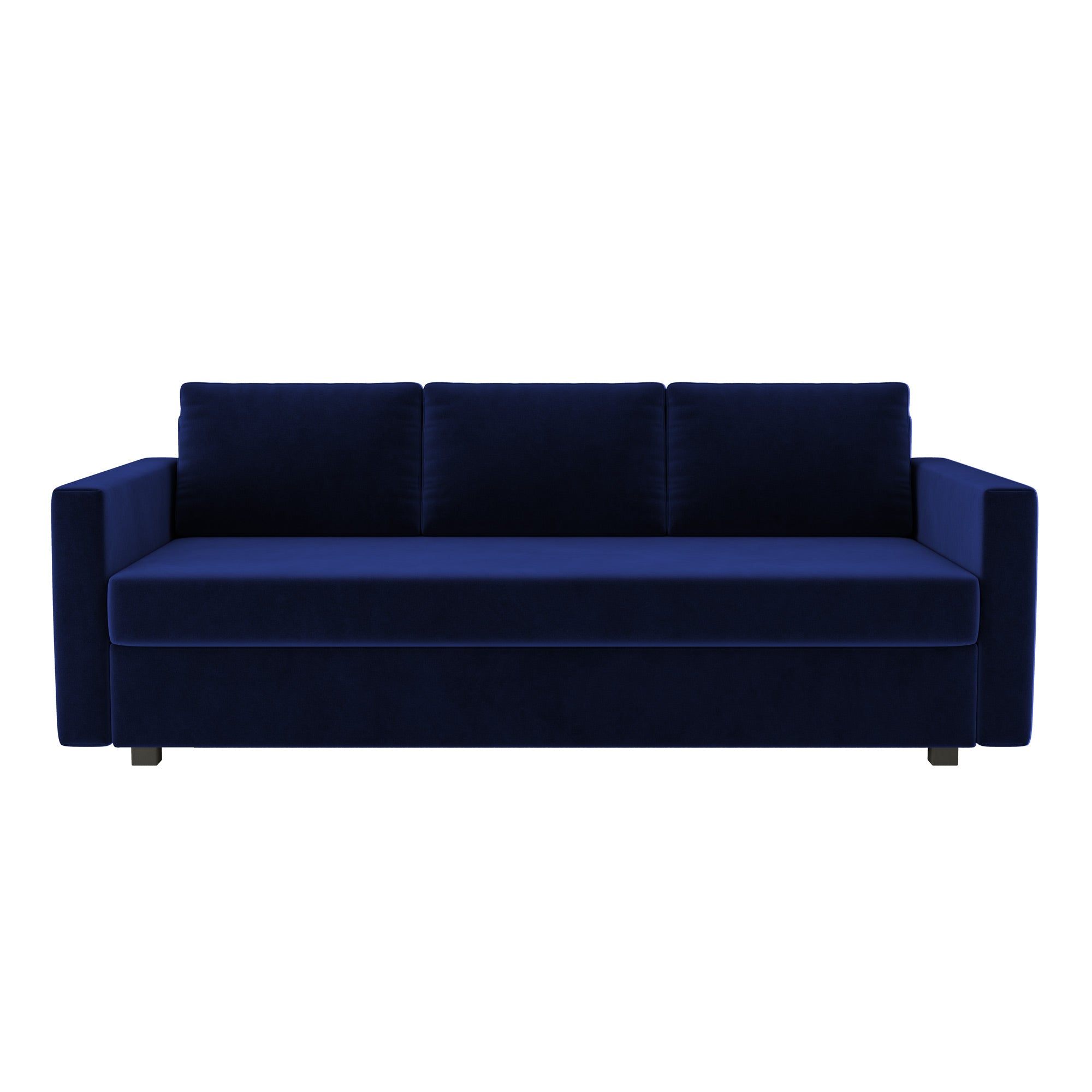 Friheten Folding Sofa Bed Cover-Cobalt blue-Velvet