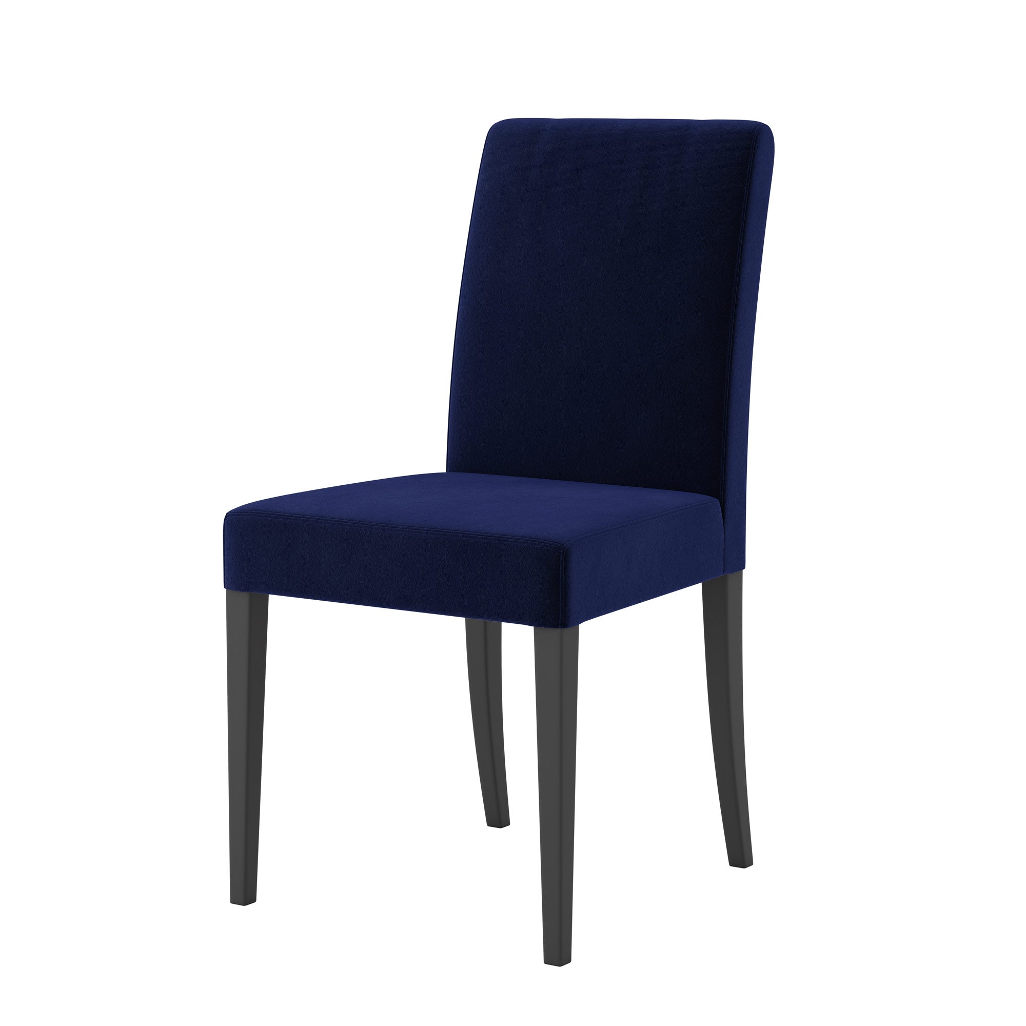 Henriksdal Dining Chair Cover-Cobalt blue-Velvet