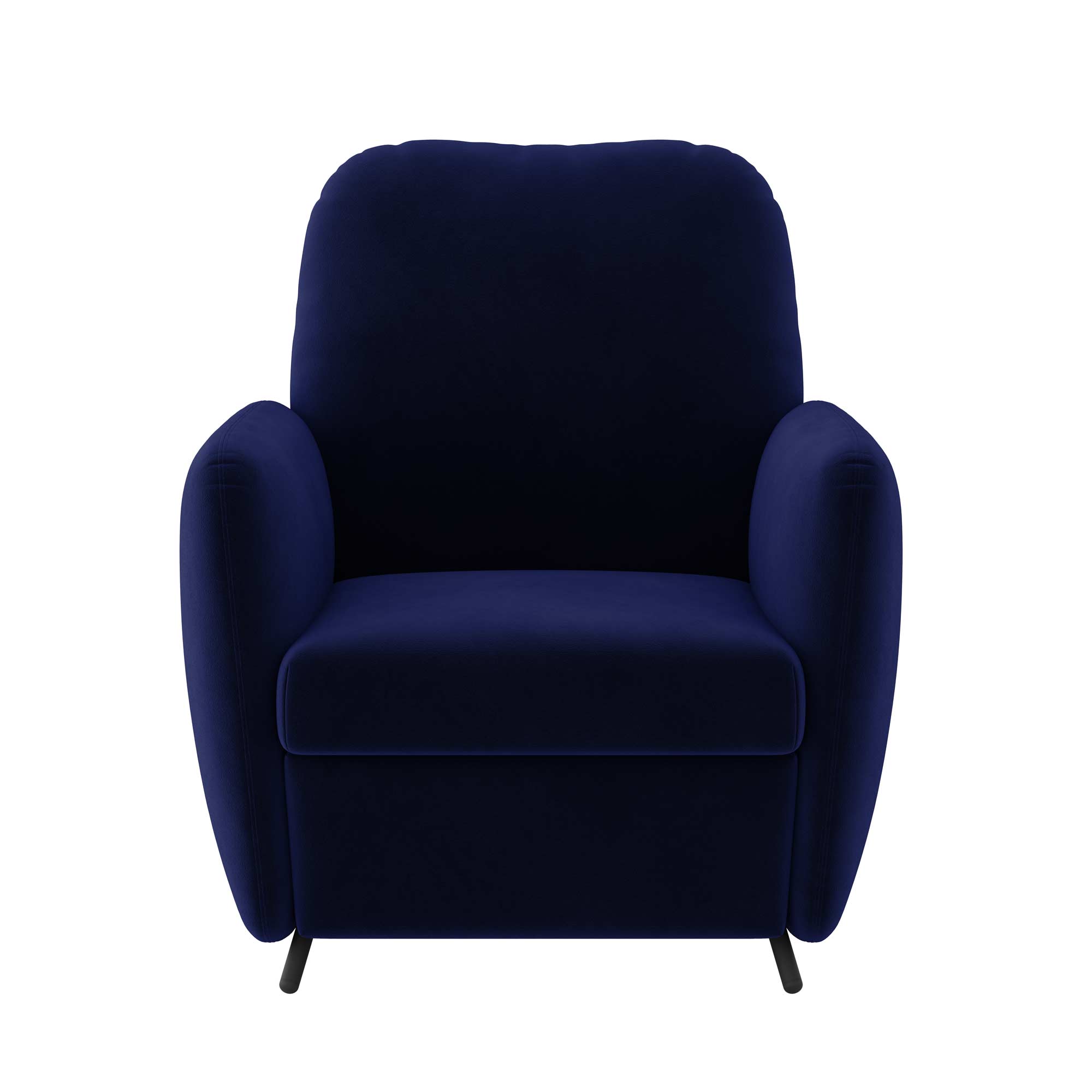 EKOLSUND Lounge Chair Cover-Cobalt blue-Velvet