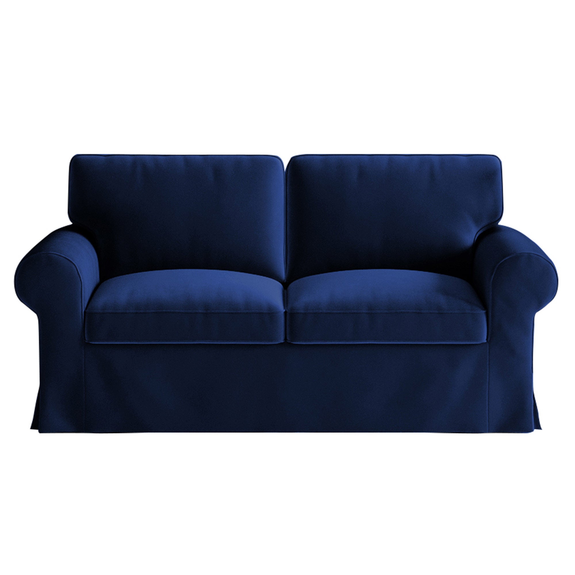 UPPLAND Loveseat Cover-Velvet Cobalt blue