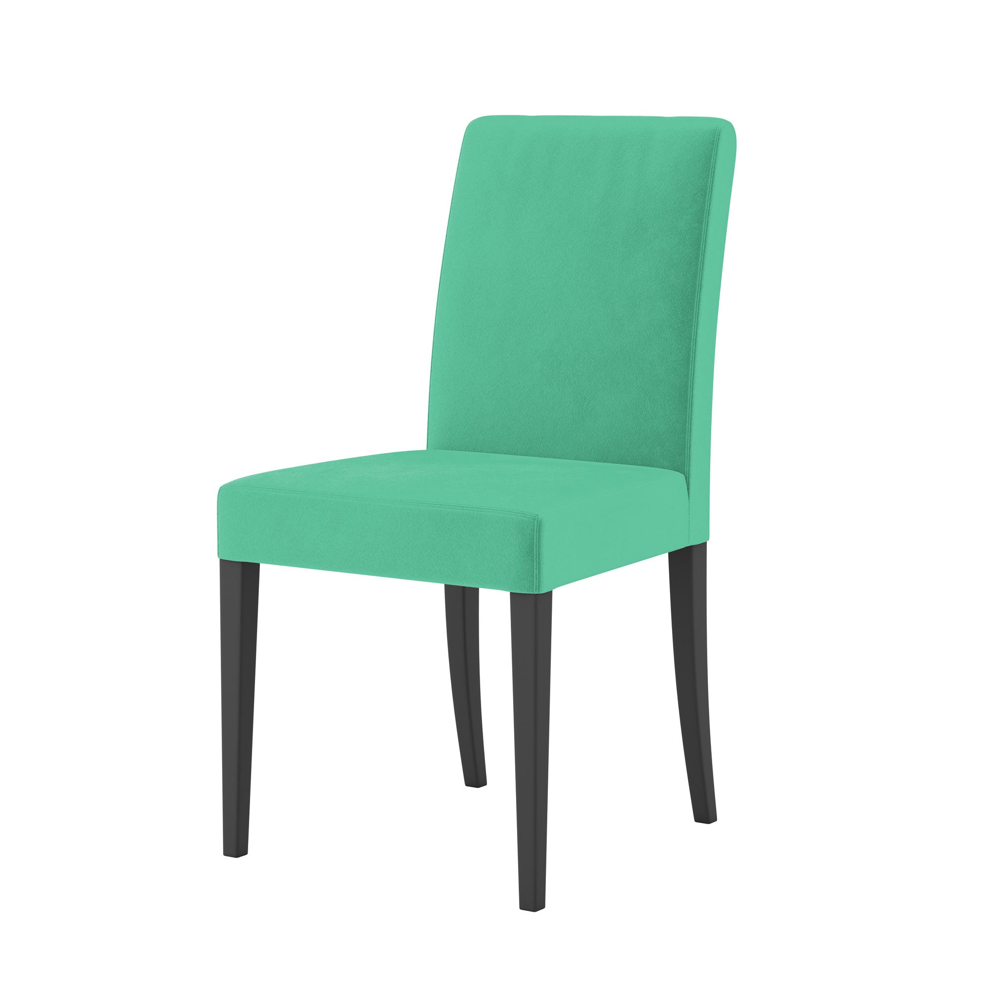 Bergmund Dining Chair Cover-Cyan-Velvet