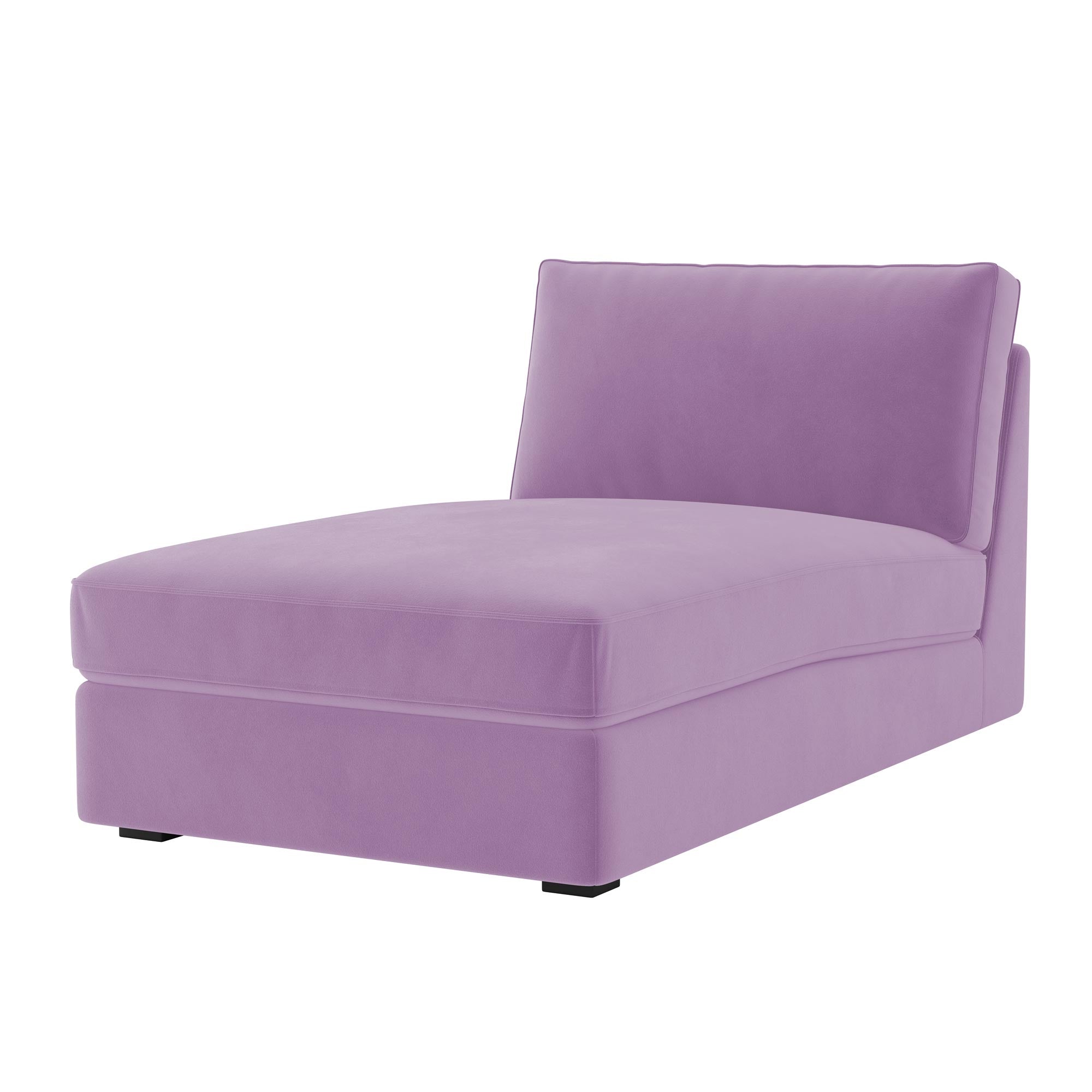 KIVIK Chaise Lounge Cover-Dusty rose-Velvet