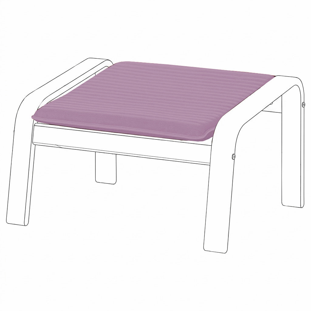 Poang Armchair Ottoman-Velvet Dusty rose
