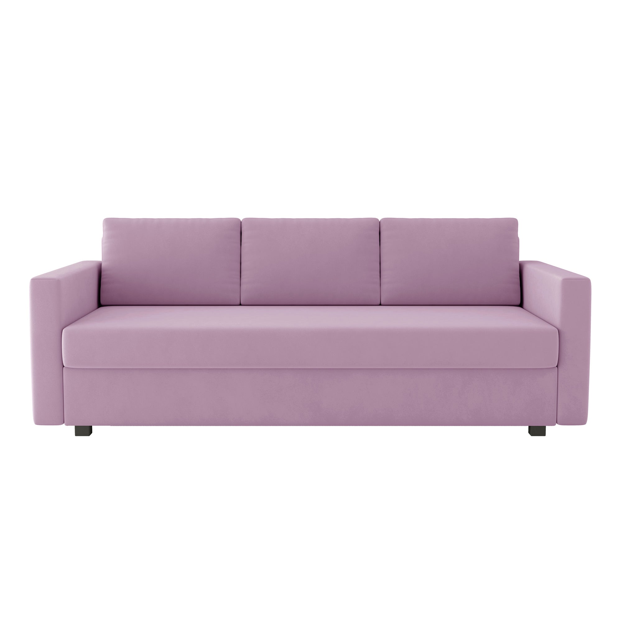 Friheten Folding Sofa Bed Cover-Dusty rose-Velvet