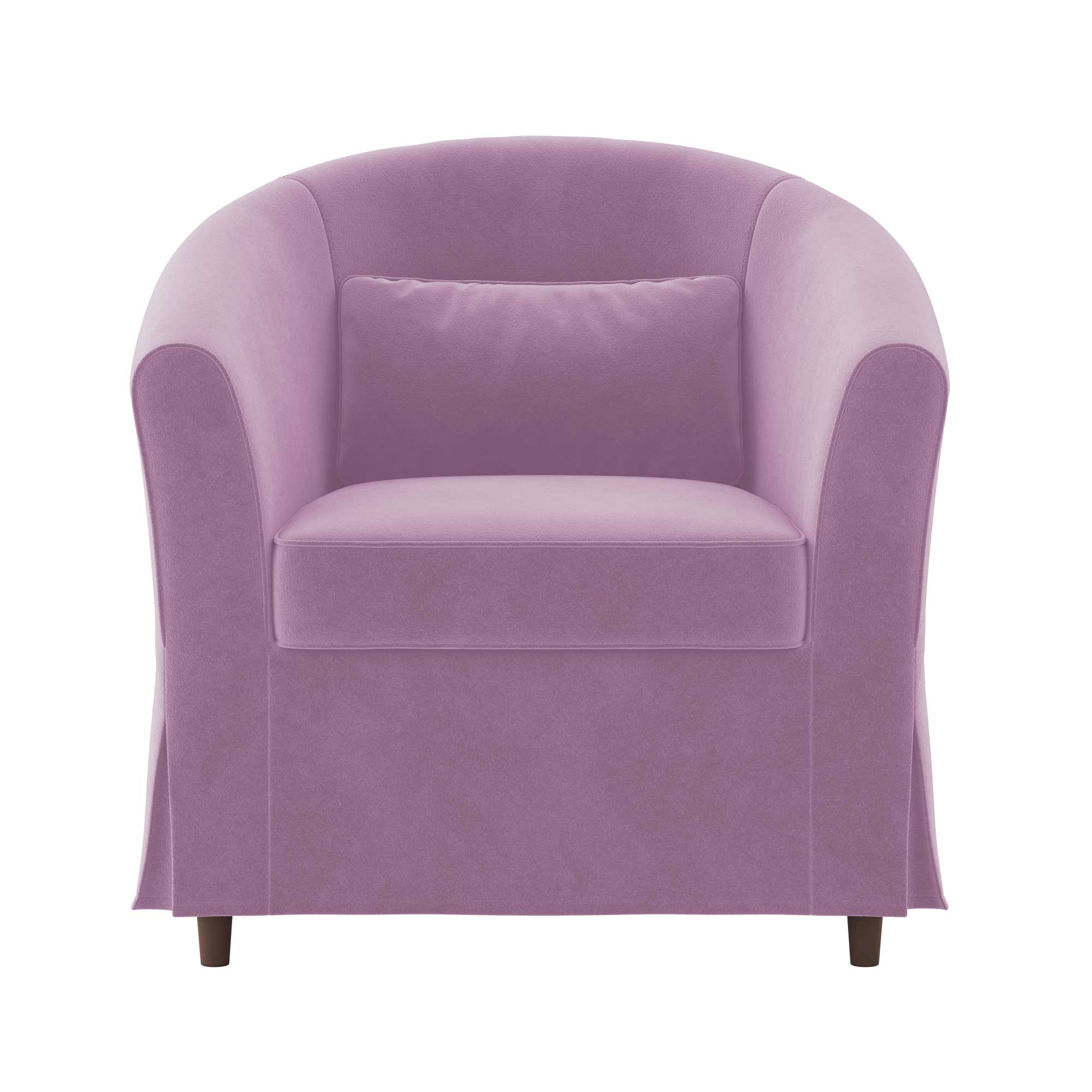TULLSTA Chair Cushion Cover-Dusty rose-Velvet