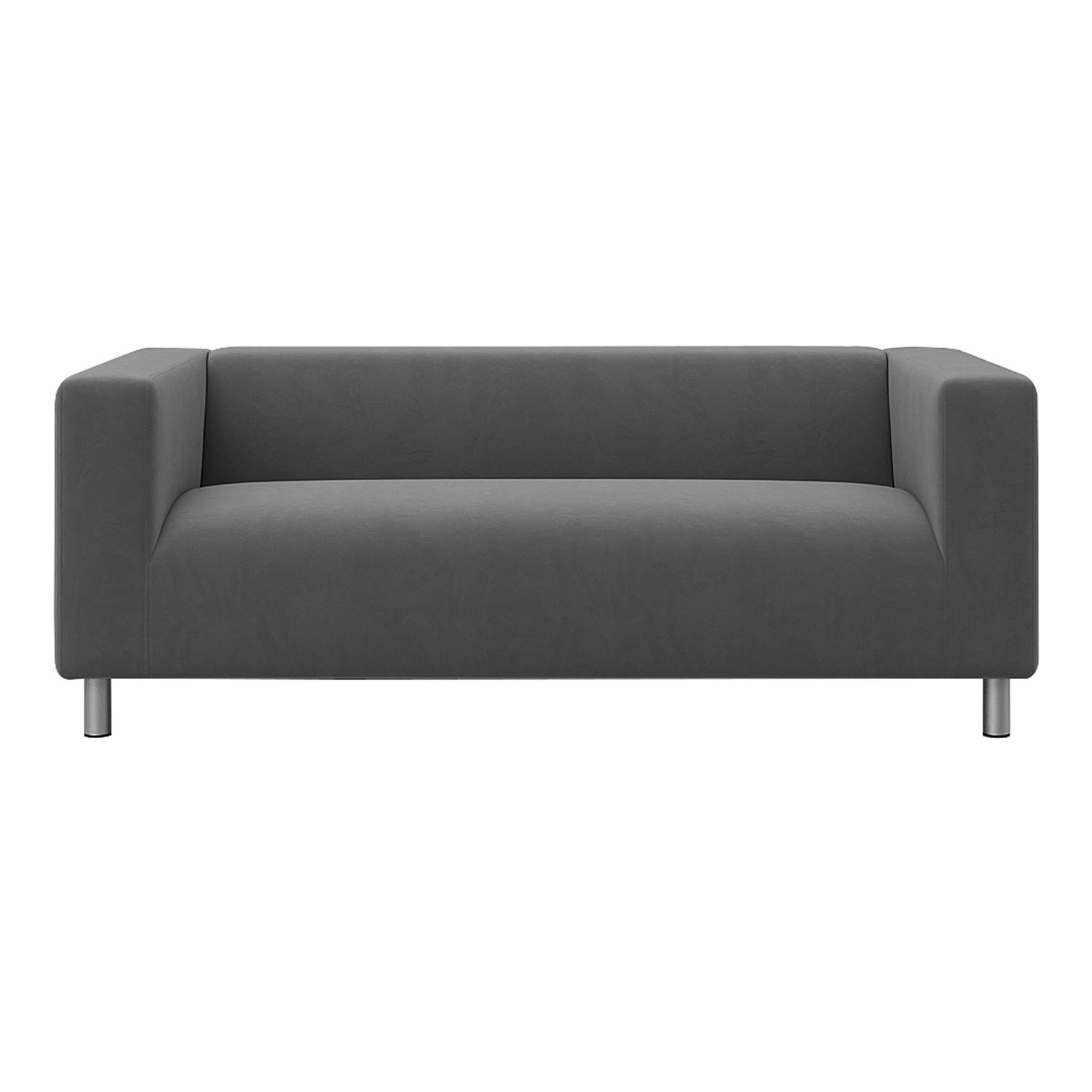 Klippan Loeseat Cover-Gray-Velvet