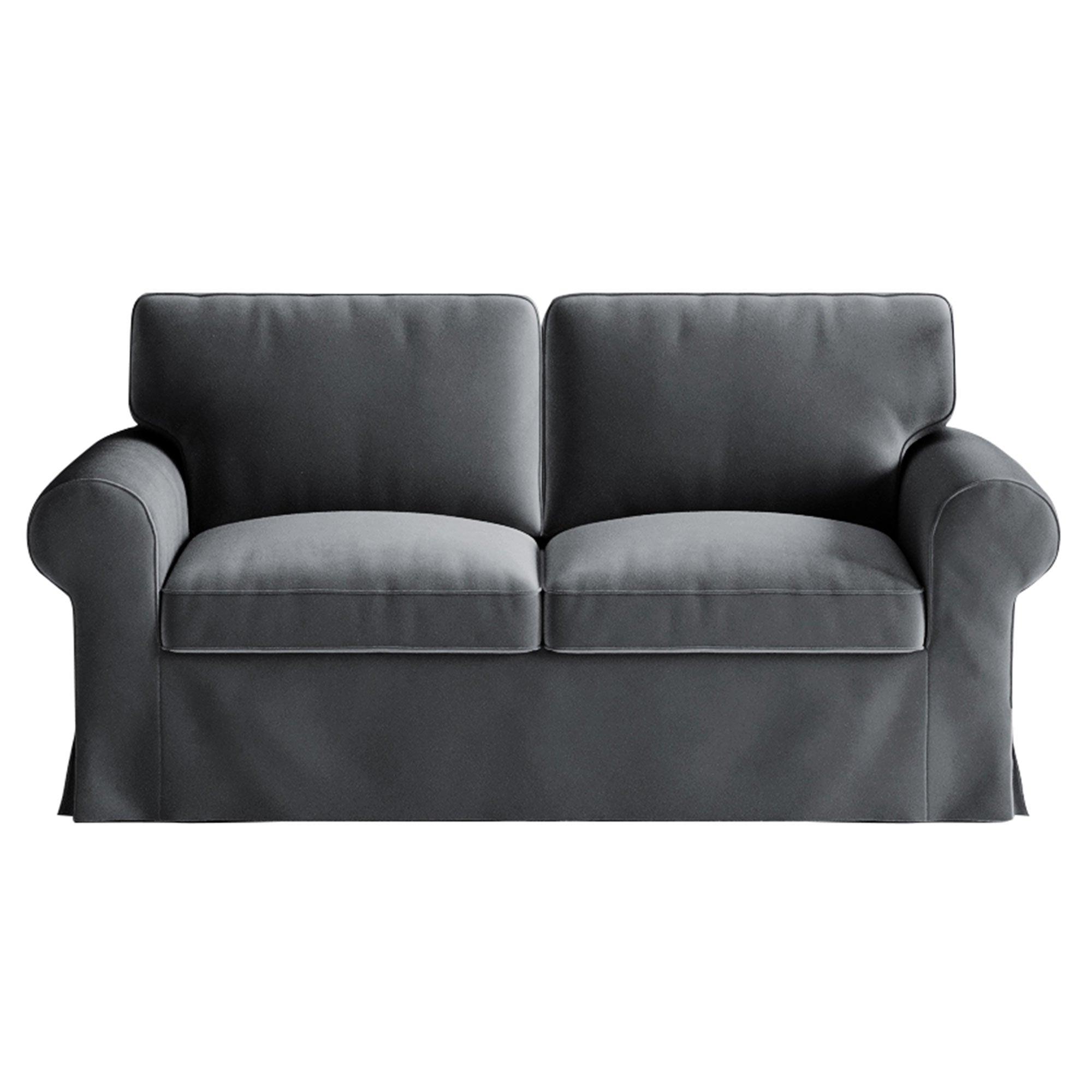 UPPLAND Loveseat Cover-Velvet Gray