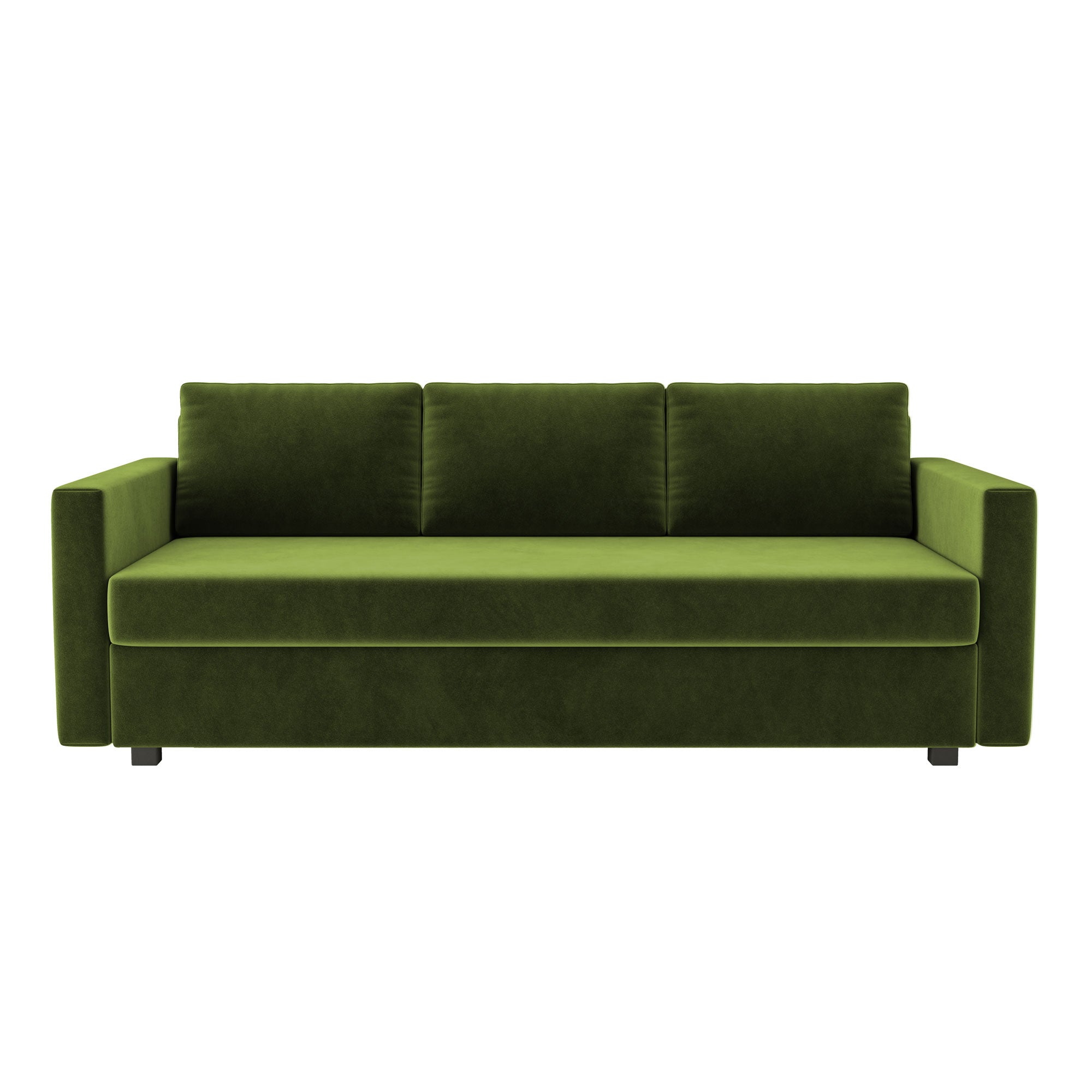 Friheten Folding Sofa Bed Cover-Olive-Velvet