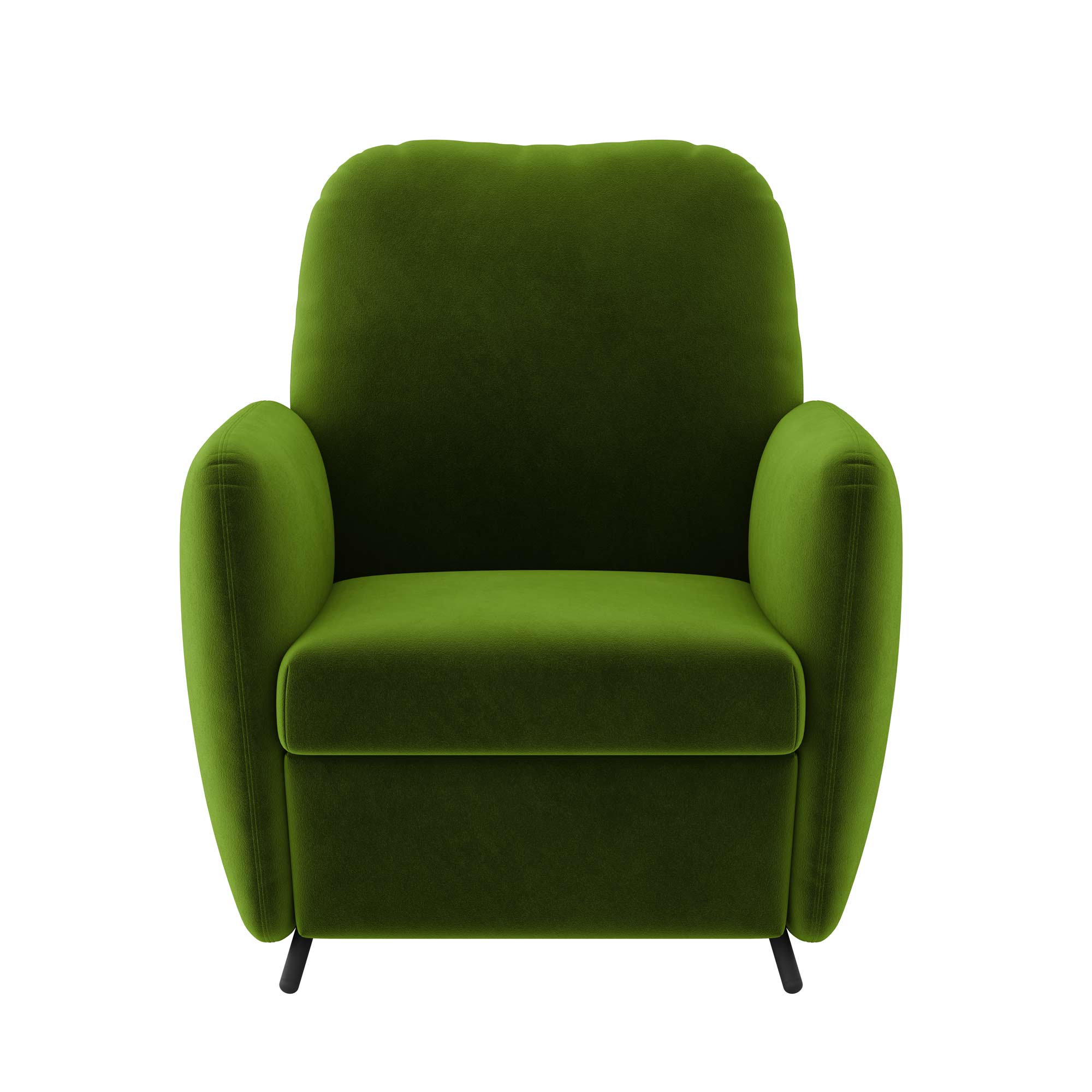 EKOLSUND Lounge Chair Cover-Olive-Velvet