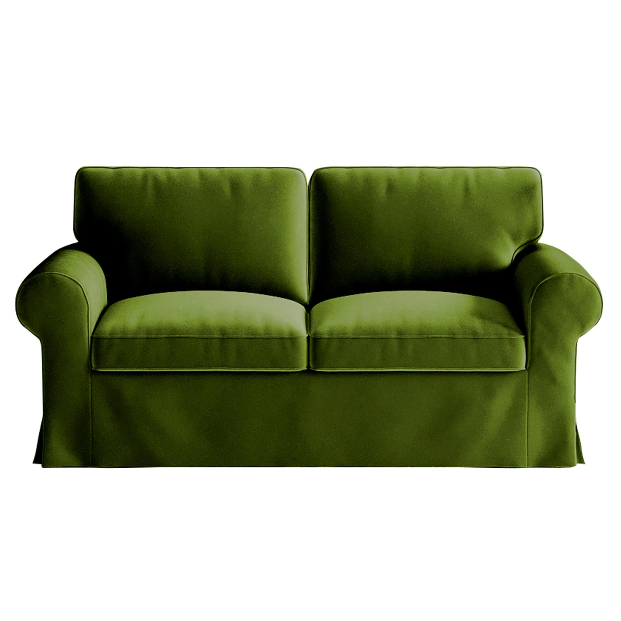 UPPLAND Loveseat Cover-Velvet Olive