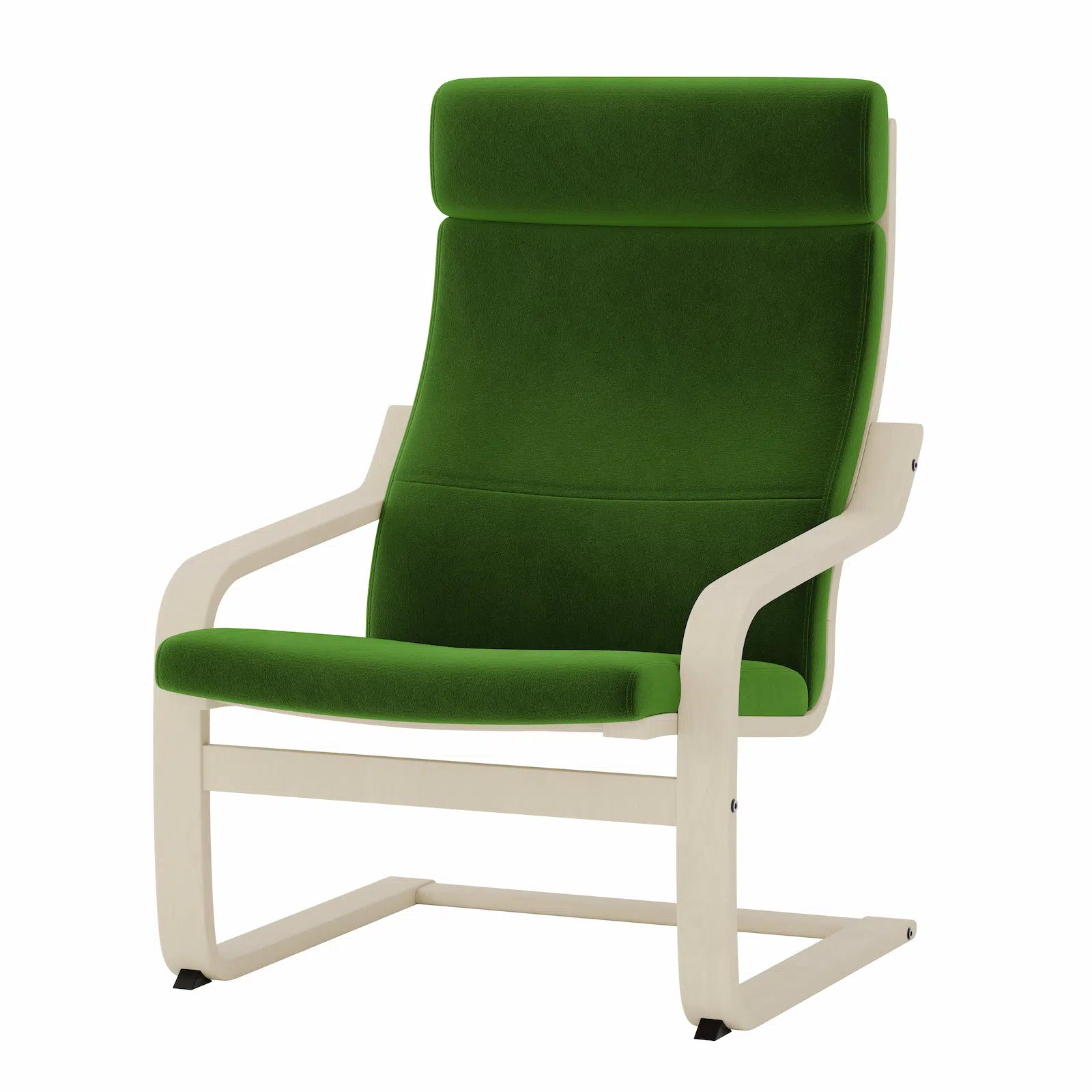 Poang Armchair Cover-Olive-Velvet