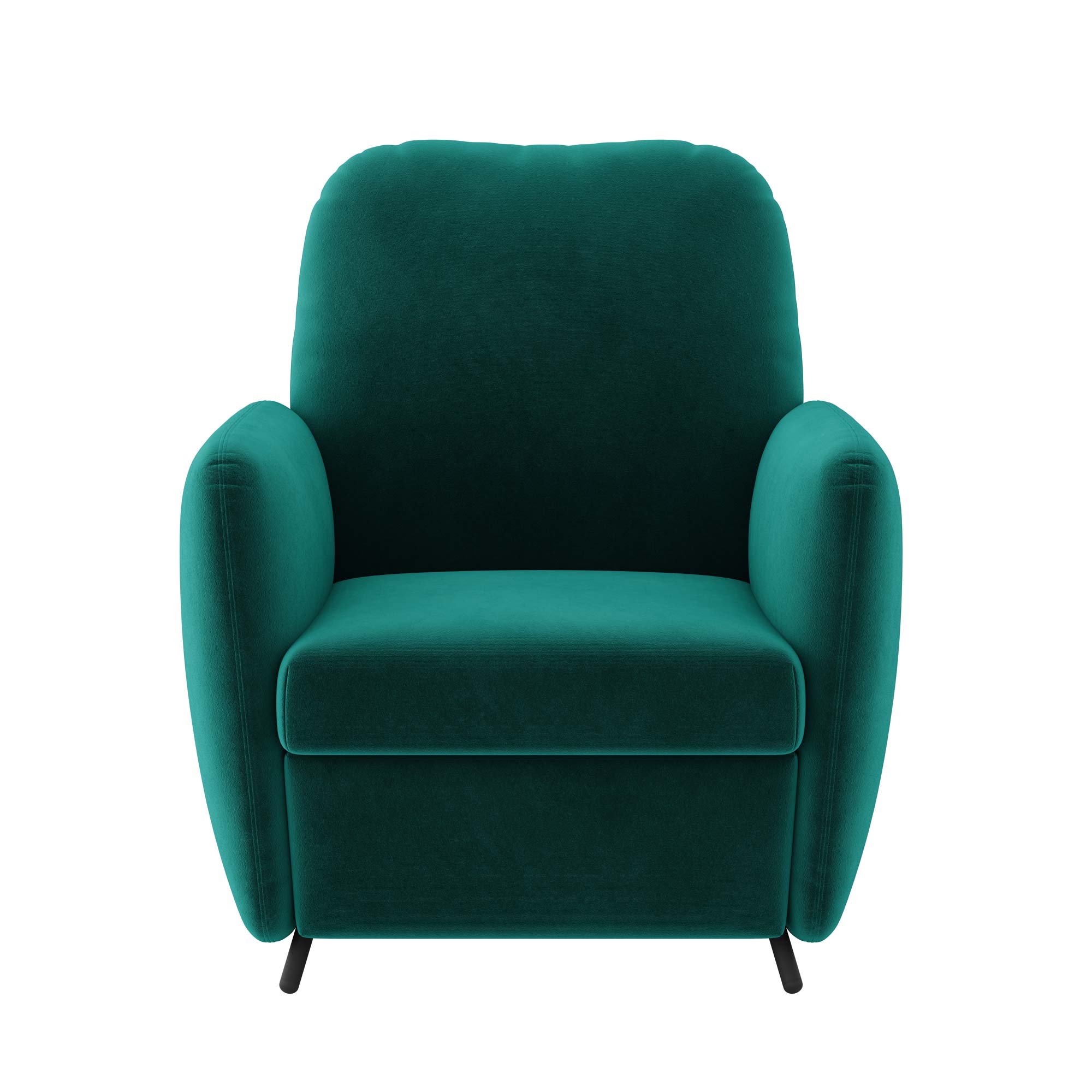 EKOLSUND Lounge Chair Cover-Peacock-Velvet