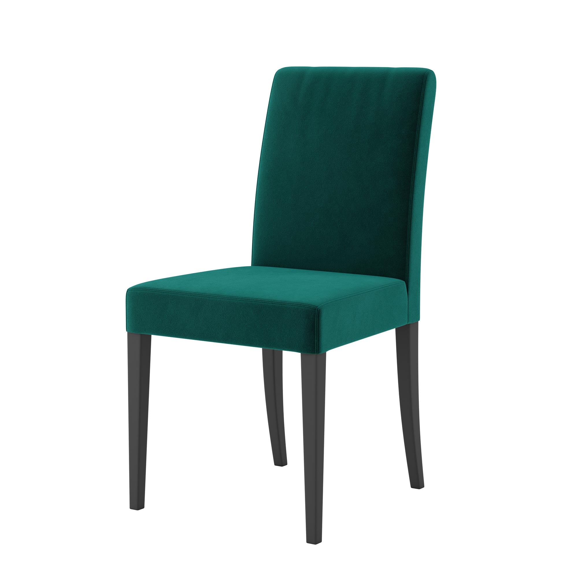 Henriksdal Dining Chair Cover-Peacock-Velvet