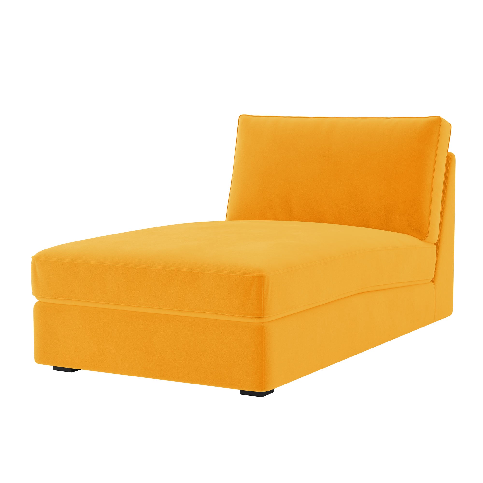 KIVIK Chaise Lounge Cover-Yellow-Velvet