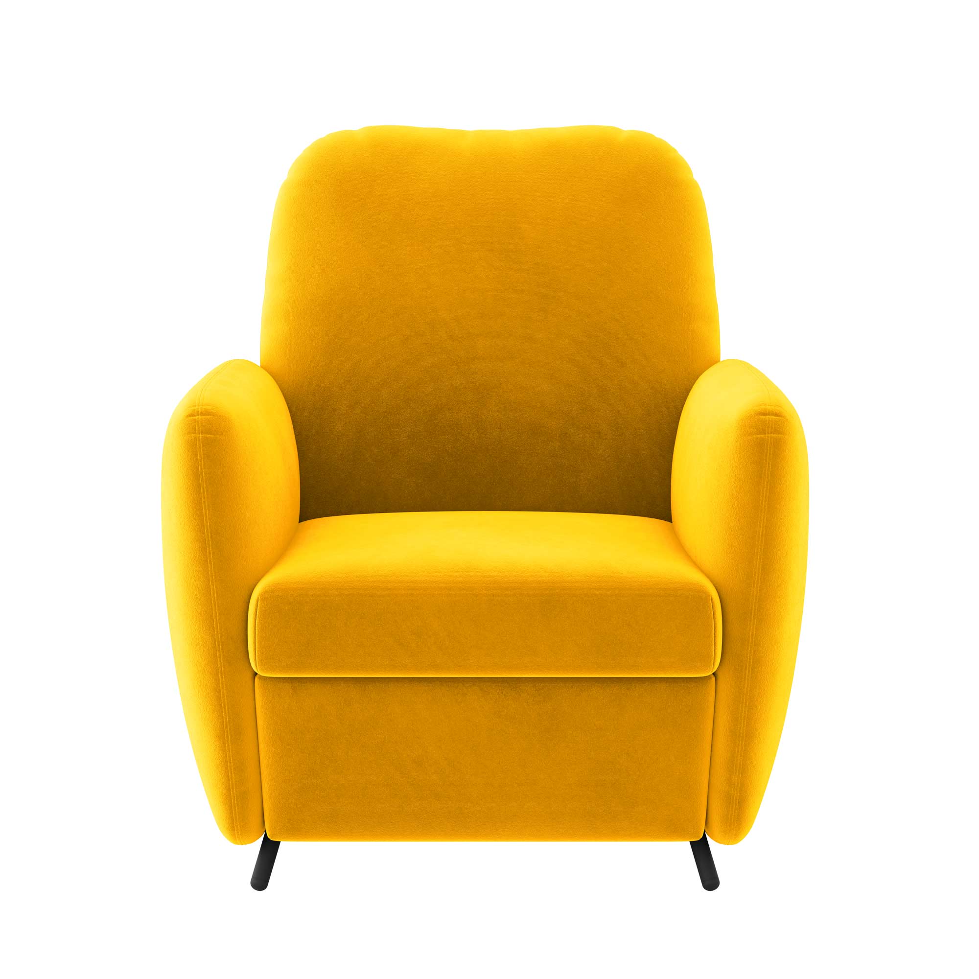 EKOLSUND Lounge Chair Cover-Yellow-Velvet
