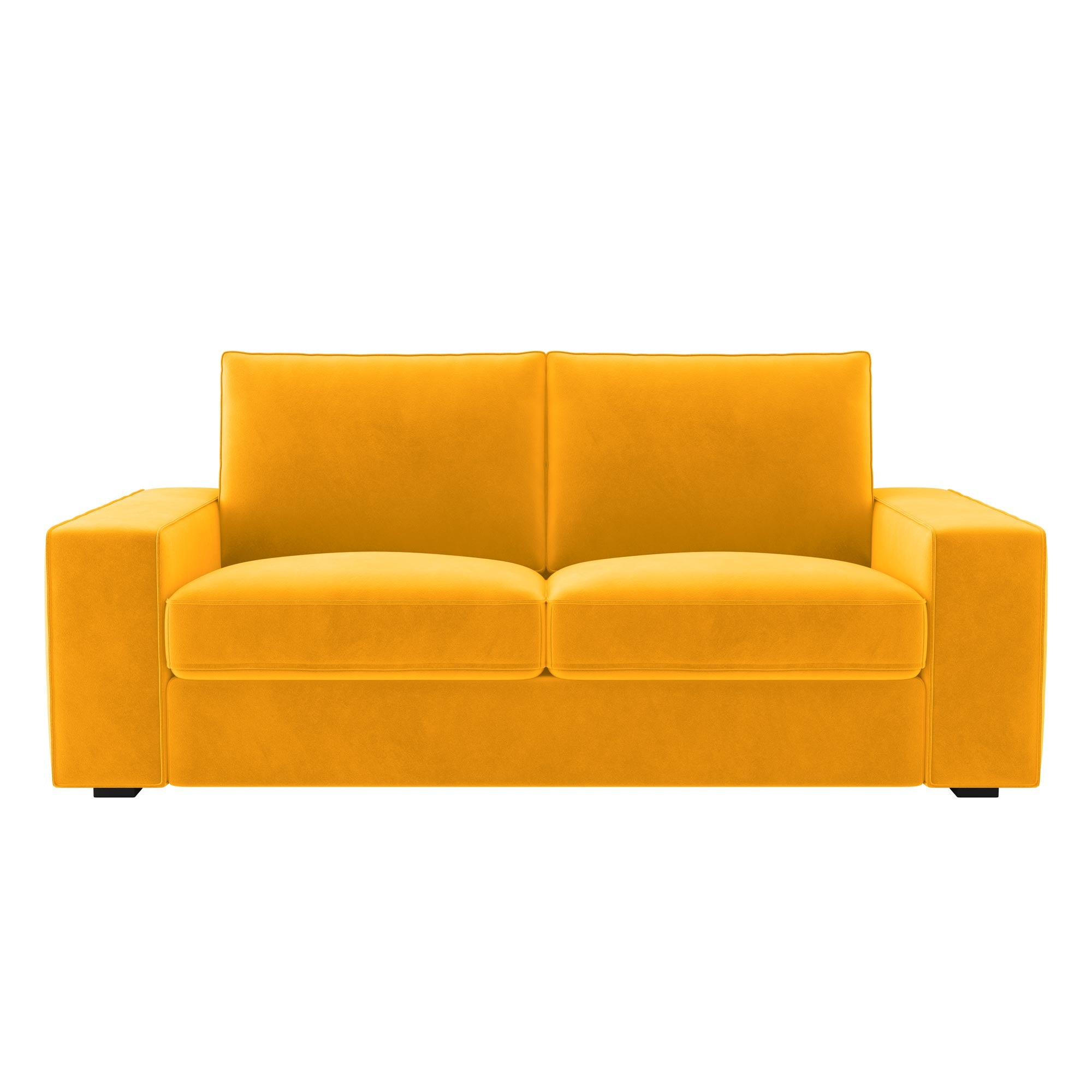 KIVIK Loveseat Cover-Yellow-Velvet