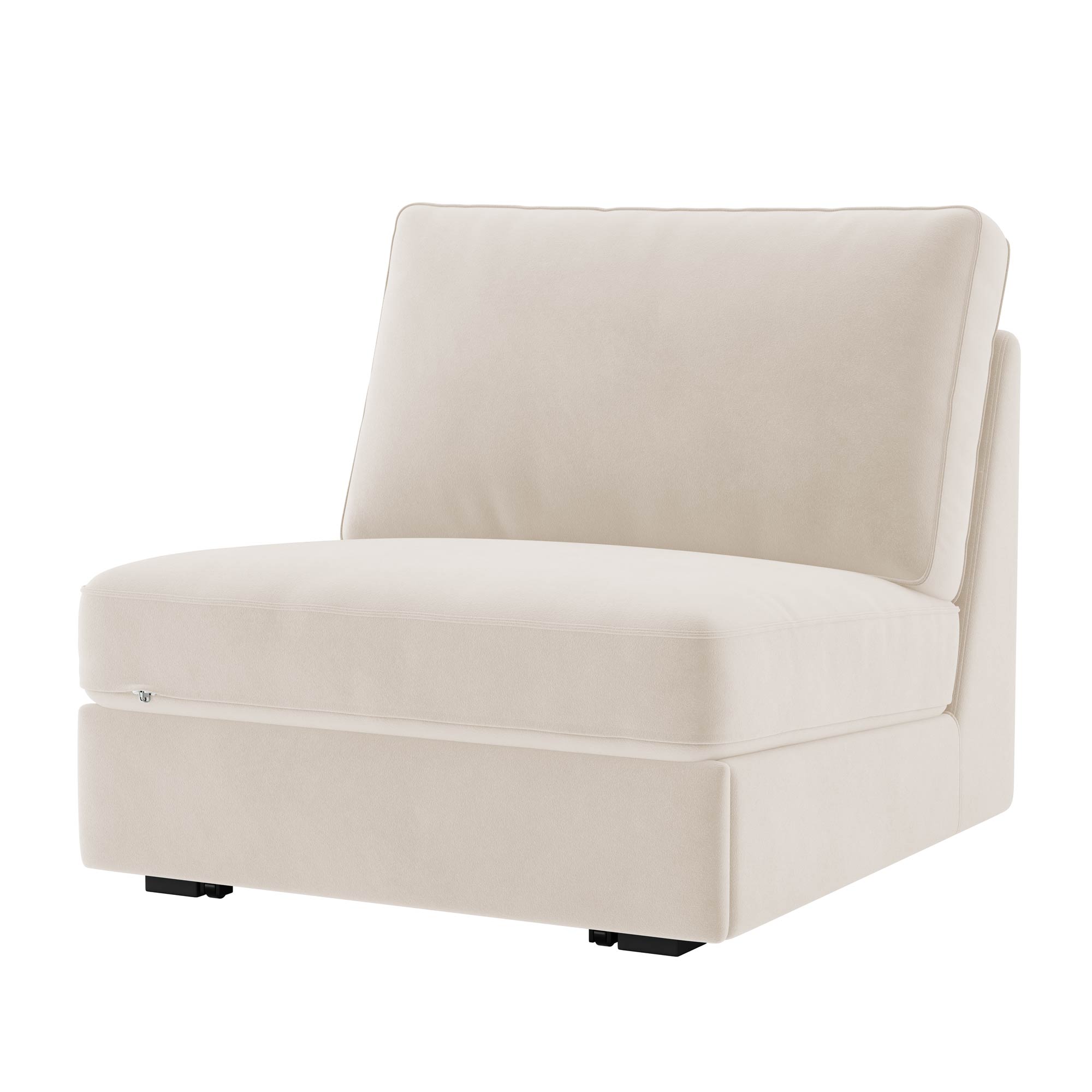 KIVIK Single Sofa Bed Cover-Beige-Velvet