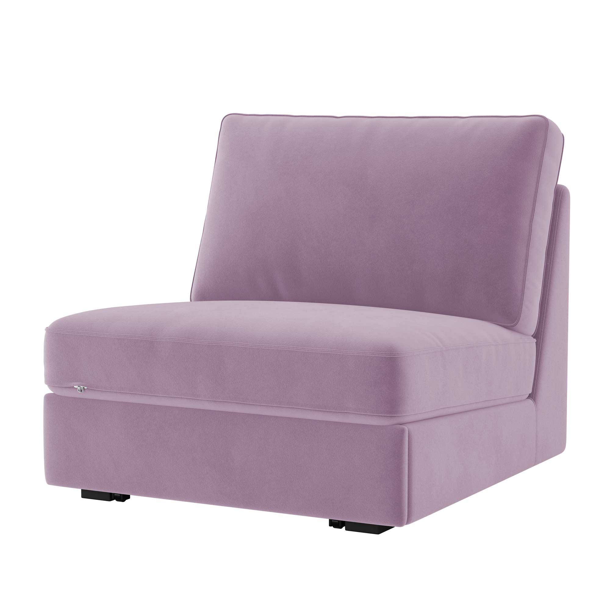 KIVIK Single Sofa Bed Cover-Dusty rose-Velvet