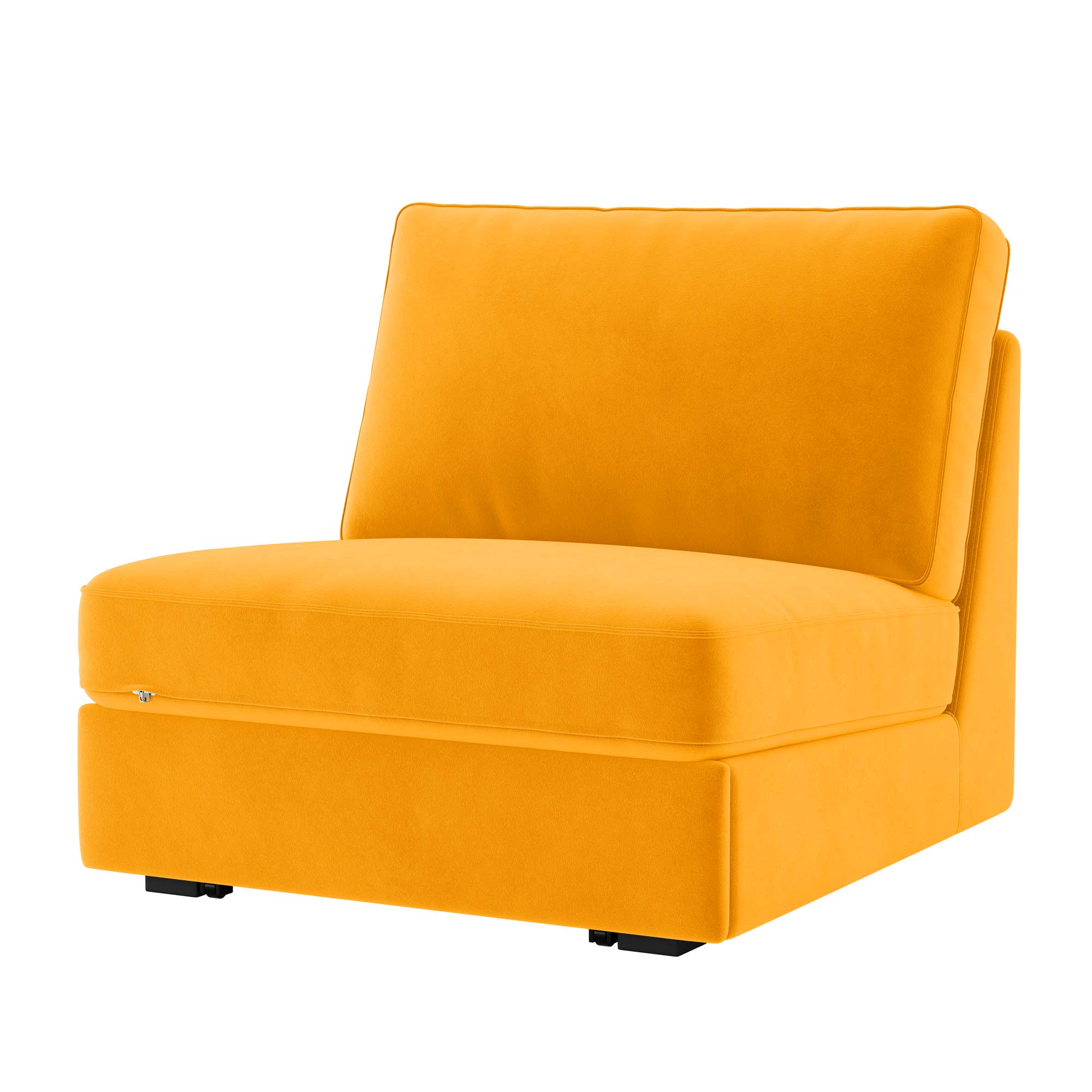 KIVIK Single Sofa Bed Cover-Yellow-Velvet